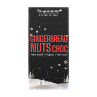 CZEKOLADA Z MIGDAŁAMI, ORZECHAMI LASKOWYMI I PRZYPRAWĄ DO PIERNIKA BEZGLUTENOWA BIO 60 g - BENJAMISSIMO (PRODUKT SEZONOWY)