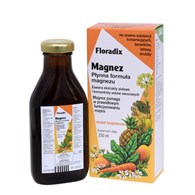 MAGNEZ W PŁYNIE BEZGLUTENOWY 250 ml - SALUS (FLORADIX)