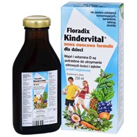 WAPŃ I WITAMINA D DLA DZIECI W PŁYNIE BEZGLUTENOWY 250 ml - SALUS (FLORADIX)