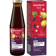 NAPÓJ OWOCOWO - ZIOŁOWY Z ŻELAZEM I WITAMINAMI C, B1, B2, B6, B12 450 ml - RABENHORST