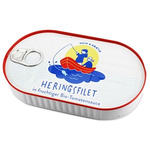 ŚLEDŹ MSC FILETY W BIO SOSIE POMIDOROWYM 200 g (120 g) - HEIN i GRAETJE