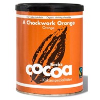 CZEKOLADA DO PICIA POMARAŃCZOWO - IMBIROWA BEZGLUTENOWA BIO 250 g - BECKS COCOA