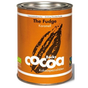 CZEKOLADA DO PICIA MLECZNY KARMEL BEZGLUTENOWA BIO 275 g - BECKS COCOA