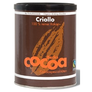 KAKAO CRIOLLO W PROSZKU BEZGLUTENOWE BIO 250 g - BECKS COCOA