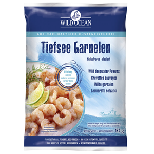 KREWETKI PÓŁNOCNE MROŻONE 180 g - WILD OCEAN
