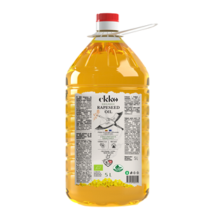OLEJ RZEPAKOWY TŁOCZONY NA ZIMNO OMEGA-3 BIO 5 L - HORECA (EKKO)