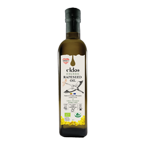 OLEJ RZEPAKOWY TŁOCZONY NA ZIMNO OMEGA-3 BIO 1 L - EKKO