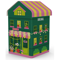 ZESTAW ŚWIĄTECZNY SNAIL CITY - PRZEKĄSKI OWOCOWE Z GRĄ I ZABAWKĄ BEZ DODATKU CUKRÓW BEZGLUTENOWE 384 g - BOB SNAIL (PRODUKT SEZONOWY)