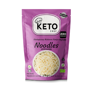 MAKARON (KONJAC) GOTOWY NA WOKA BEZGLUTENOWY BIO 270 g (200 g) - KETO CHEF