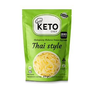 MAKARON (KONJAC) THAI STYLE BEZGLUTENOWY BIO 270 g (200 g) - KETO CHEF