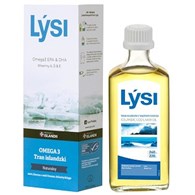 TRAN ISLANDZKI MSC OMEGA-3 (1080 mg) NATURALNY 240 ml - LYSI