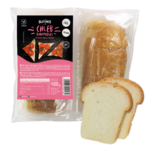 CHLEB KANAPKOWY KROJONY BEZGLUTENOWY (2 szt.) 400 g - GLUTENEX
