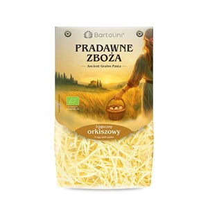 MAKARON (3 JAJECZNY ORKISZOWY) KRAJANKA BIO 250 g - BARTOLINI (PRADAWNE ZBOŻA)