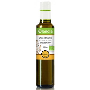 OLEJ Z LNIANKI TŁOCZONY NA ZIMNO BIO 250 ml - OLANDIA