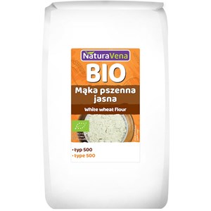 MĄKA PSZENNA JASNA TYP 500 BIO 1 kg - NATURAVENA