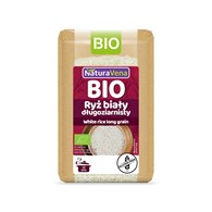 RYŻ BIAŁY DŁUGOZIARNISTY BEZGLUTENOWY BIO 500 g - NATURAVENA