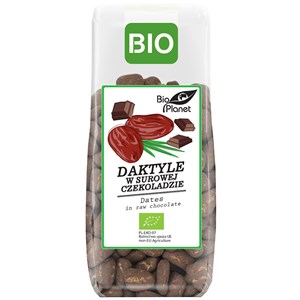 DAKTYLE W SUROWEJ CZEKOLADZIE BIO 100 g - BIO PLANET