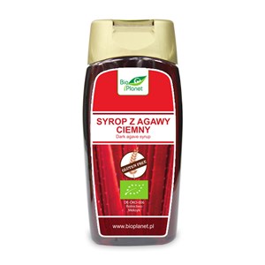 SYROP Z AGAWY CIEMNY BEZGLUTENOWY BIO 350 g (250 ml) - BIO PLANET