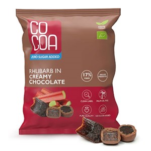 RABARBAR W CZEKOLADZIE CREAMY BIO 70 g - COCOA