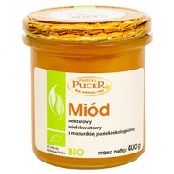 MIÓD WIELOKWIATOWY BIO 400 g - PASIEKA PUCER
