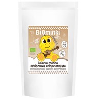 KASZKA MANNA ORKISZOWA PEŁNOZIARNISTA BEZ DODATKU CUKRÓW BIO 200 g - BIOMINKI