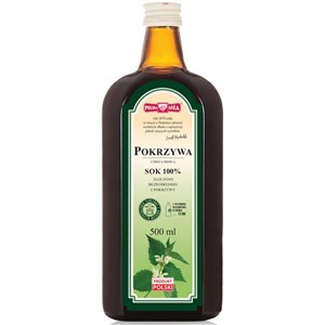 SOK Z POKRZYWY NFC 500 ml - POLSKA RÓŻA