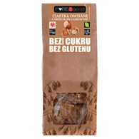 CIASTKA OWSIANE Z ORZECHAMI LASKOWYMI BEZ DODATKU CUKRÓW BEZGLUTENOWE 150 g - PURE&GOOD