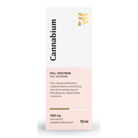 OLEJ Z KONOPI SUPREME 15 % (1500 mg FITOSKŁADNIKÓW) 10 ml - CANNABIUM