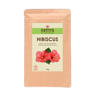 ZAKWASZACZ ROŚLINNY DO HENNY HIBISKUS ECO 70 g - SATTVA (AYURVEDA)