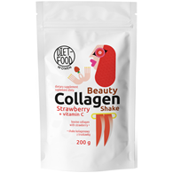SHAKE KOLAGENOWY Z WITAMINĄ C I TRUSKAWKĄ 200 g - DIET-FOOD (WOMEN)