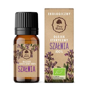 OLEJEK ETERYCZNY SZAŁWIA BIO 10 ml - DARY NATURY
