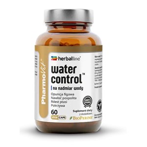 KAPSUŁKI NA NADMIAR WODY W ORGANIZMIE (WATER CONTROL) BEZGLUTENOWE 60 szt. - PHARMOVIT (HERBALLINE)
