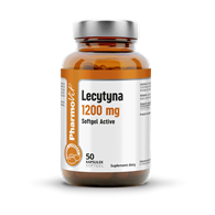LECYTYNA (1200 mg) BEZGLUTENOWA 50 KAPSUŁEK - PHARMOVIT