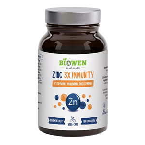 CYNK (15 mg) 3X IMMUNITY BEZGLUTENOWY 100 KAPSUŁEK - BIOWEN