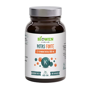 POTAS FORTE (1100 mg) BEZGLUTENOWY 100 KAPSUŁEK - BIOWEN