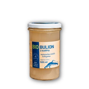 BULION Z KARPIA BIO 500 ml - GOSPODARSTWO RYBACKIE ZAWÓLCZE
