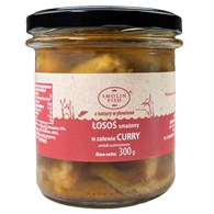 ŁOSOŚ SMAŻONY W ZALEWIE CURRY 300 g - SMOLIN FISH (NA ZAMÓWIENIE)