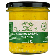 SANDACZ W DYNIOWYM SOSIE CURRY 300 g - SMOLIN FISH (NA ZAMÓWIENIE)