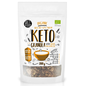 GRANOLA KAKAO KETO BIO 200 g - DIET-FOOD