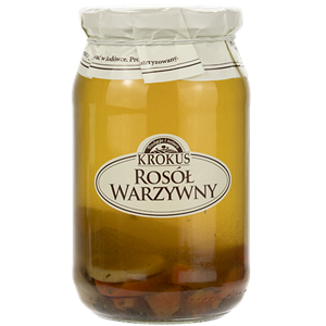 BULION WARZYWNY W PŁYNIE BEZ DODATKU CUKRÓW BEZGLUTENOWY 810 ml - KROKUS