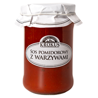 SOS POMIDOROWY Z WARZYWAMI BEZ DODATKU CUKRÓW 340 g - KROKUS