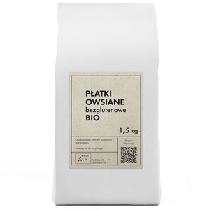 PŁATKI OWSIANE BEZGLUTENOWE BIO 1,5 kg - THE PLANET