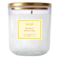 ŚWIECA SOJOWA ZAPACHOWA WANILIA FRANCUSKA 180 ml - YOUR CANDLE (PRODUKT SEZONOWY)