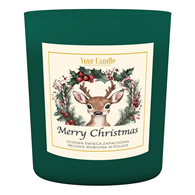 ŚWIECA SOJOWA ZAPACHOWA MERRY CHRISTMAS 180 ml - YOUR CANDLE (PRODUKT SEZONOWY)