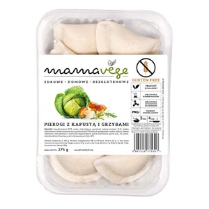 PIEROGI Z KAPUSTĄ I GRZYBAMI BEZGLUTENOWE 275 g - MAMA VEGE