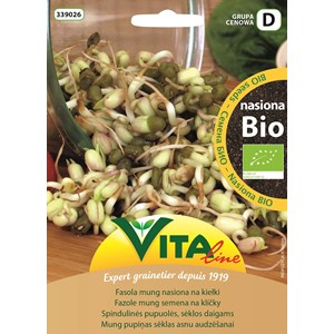 NASIONA FASOLI MUNG BIO NA KIEŁKI 30 g - VITA LINE (04154CIN0AS,0124675CIN0GS)