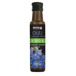 OLEJ Z CZARNUSZKI TŁOCZONY NA ZIMNO BIO 100 ml - BIOOIL