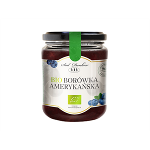 BORÓWKA AMERYKAŃSKA 80 % BIO 260 g - SAD DANKÓW