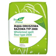 MĄKA ORKISZOWA RAZOWA TYP 2000 BIO 1 kg - BIO PLANET