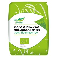 MĄKA ORKISZOWA CHLEBOWA TYP 700 BIO 1 kg - BIO PLANET